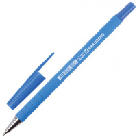 Шариковая ручка Brauberg Capital blue синяя, 0.7мм, голубой корпус